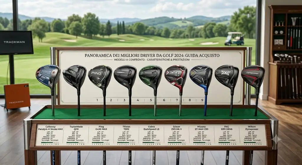 Panoramica dei migliori driver da golf dell'anno con modelli a confronto