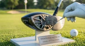 Schema della struttura interna della faccia di un driver Callaway progettata tramite intelligenza artificiale.