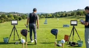 Valutazione e test della distanza per scegliere tra un driver TaylorMade o Callaway in campo da golf.