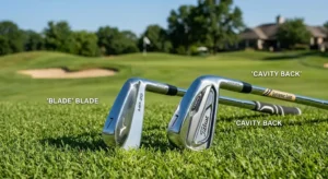 Confronto tra ferri da golf forgiati di tipo blade e modelli con cavita posteriore cavity back