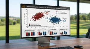 Grafico comparativo sulle prestazioni di velocita e tolleranza tra driver TaylorMade o Callaway.