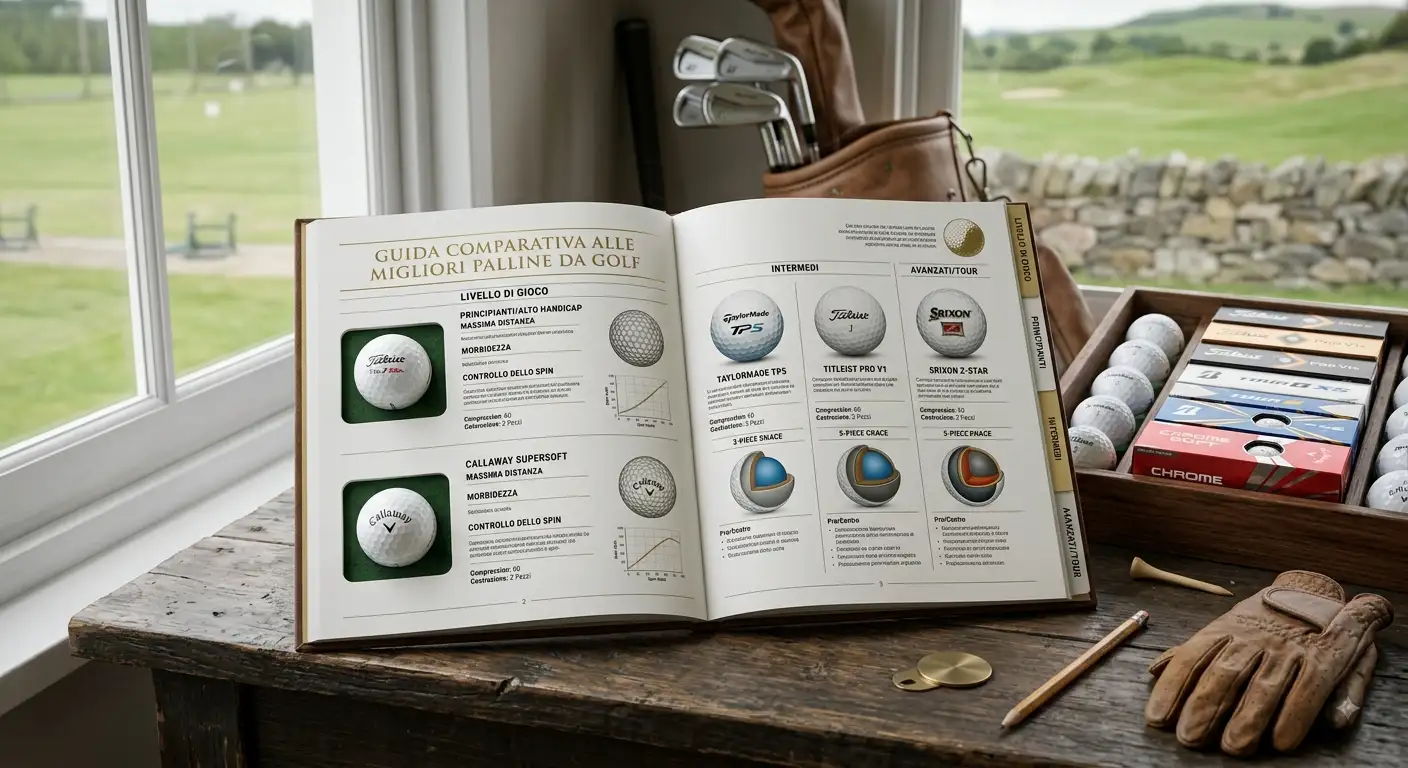 Guida comparativa alle migliori palline da golf suddivise per livello di gioco