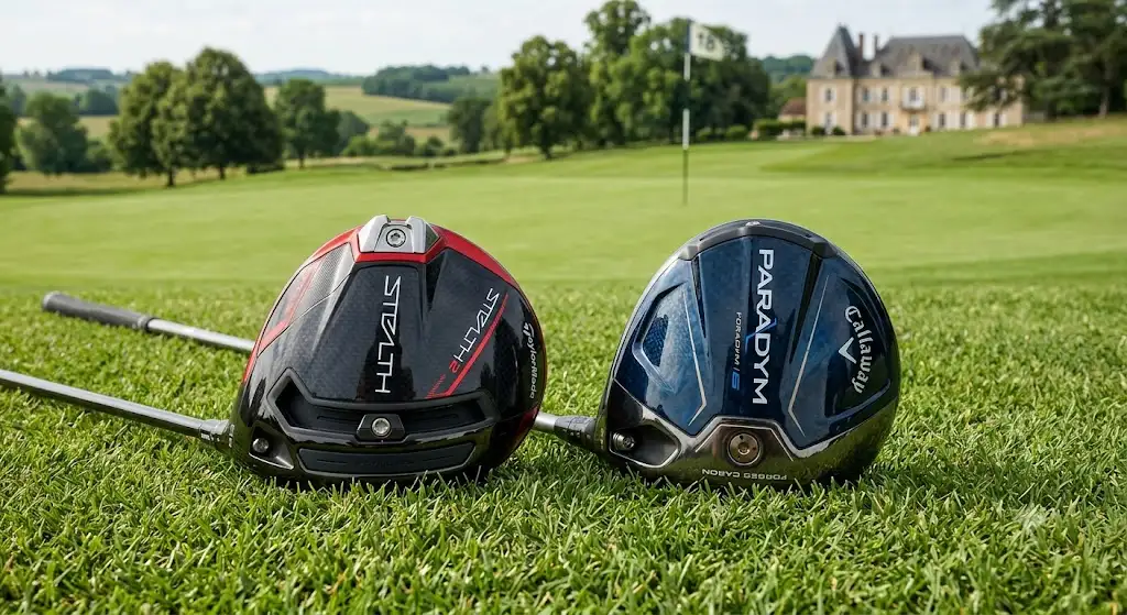 Comparatif entre un driver TaylorMade et un driver Callaway sur un parcours de golf en France TaylorMade vs Callaway quel driver choisir