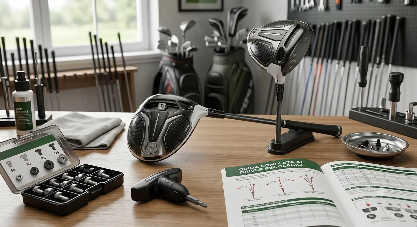 Guida completa ai driver regolabili da golf con accessori e chiavetta di regolazione